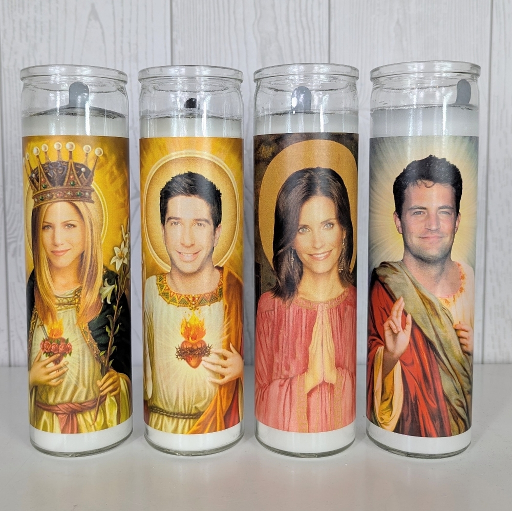 Illuminidol Friends Candles Set Of 4 Rachel Ross Monica Chandler